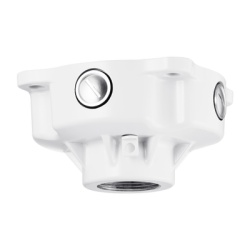 HANWHA VISION SBP-302CMBW Caja de conexiones posterior para montaje colgante modelo SBP-302CMW y extensiones.