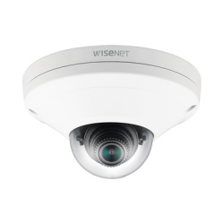 HANWHA VISION XNV-6011W Camara IP Mini Domo Exterior Antivandalico 2MP Color Blanco / Lente 2.8mm / WDR 150db / H.265 & WiseStream / Conteo de Personas / Video Analiticos Avanzados
