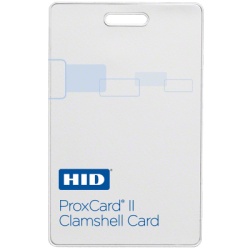 HID 1326LCSSV Tarjeta de Proximidad Acabado Matte ProxCard II HID Clamshell (Gruesa) / Garantia de por Vida/ (1326) / Diseno personalizado