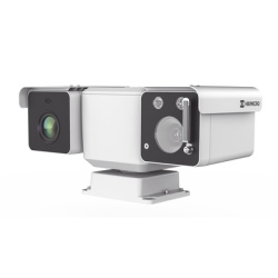 HIKMICRO HM-TD5537T-25/W Mini Punta de Poste IP Dual / Termica 25 mm (384 X 288) + Optico 32X (4 Megapixel) / 800 mts IR / IP66 / Deteccion de Temperatura / microSD