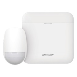 HIKVISION AXPRO-KIT-PIR Kit de Alarma Inalámbrica / Hub con Batería 35 h / Sensor PIR 15 m (49.2 ft) / 85.9° Cobertura / 48 Zonas / Wi-Fi 2.4 GHz / 433 MHz AES-128