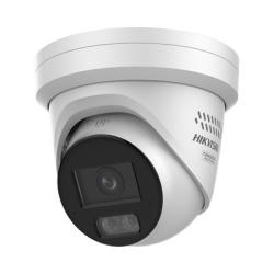 HIKVISION DS-2CD2387G3-LIS2UY/SL Turret IP / 8 Megapixel / Lente 2.8 mm / 98 pies IR + Luz Blanca / 2 Micrófonos / IP67 / Estrobo / WDR 130 dB / AcuSense 3.0 / AcuSeek / NEMA 4X