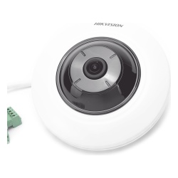 HIKVISION DS-2CD2955G0-ISU Mini Cámara Fisheye IP / 5 Megapixel / Panorámica 180°-360° / IR 8 m (26.2 ft) / Audio Integrado / PoE / Alarmas I/O - Img 3