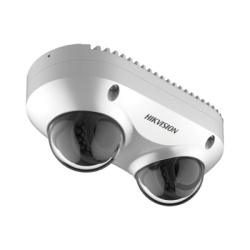 HIKVISION DS-2CD6D42G0-IS PanoVu Series / Lente Dual de 4 Megapixel / 2 Lentes Fijos de 2.8 mm / Recomendado para Pasillos o Esquinas / IP67 / IK10 / PoE / WDR 120 dB / 10 mts IR / Entrada y Salida de