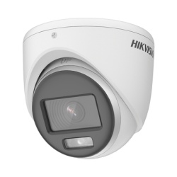 HIKVISION DS-2CE70DF0T-LMFS [Dual Light + ColorVu] Turret TURBOHD 2 Megapixel (1080p) / Lente 2.8 mm / 20 mts IR + 20 mts Luz Blanca / Gran Angular 105Â° / Exterior IP67 / Microfono Integrado / dWDR /