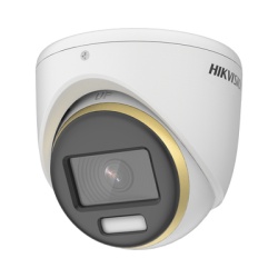 HIKVISION DS-2CE70DF3T-MFS Turret TURBOHD 2 Megapixel (1080p) / Imagen a color 24/7 / Lente 2.8 mm / Luz Blanca 20 mts / Exterior IP67 / WDR 130 dB / Micrófono Integrado