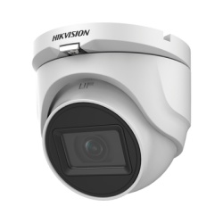 HIKVISION DS-2CE76H0T-ITMF(C) Turret TURBOHD 5 Megapixel / Lente 2.8 mm / 30 mts IR EXIR / Exterior IP67 / Metal / 4 en 1 / dWDR