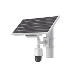 HIKVISION DS-2XS3Q47G1-LDH/4G/C18S40 Kit Solar IP All in One / Camara PT ColorVu 4 Megapixel / Lente 4 mm / Panel Solar / Bateria de Respaldo de Litio 23.2Ah (Hasta 24 Dias) / Conexion 4G / Accesorios