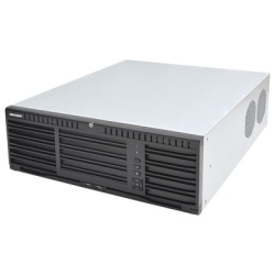 HIKVISION DS-96128NI-I16 NVR 12 Megapixel (4K) / 128 canales IP / 16 Bahias de Disco Duro / 4 Puertos de Red / Soporta RAID con Hot Swap / NVR de Alto Desempeno