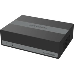 HIKVISION DS-E04HGHI-D(B) (eDVR) DVR 2 Megapixel (1080P) Lite / 4 Canales TURBOHD + 1 Canal IP / Hasta 1 Mes de Grabacion / Unidad de Estado Solido Incluido / H.265+ / ACUSENSE Lite (Evita Falsas Alar