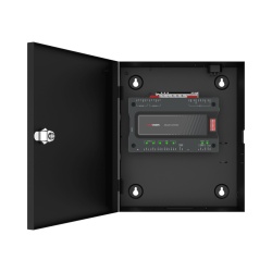 HIKVISION DS-K2220X Controlador de Acceso para Elevador / 128 Pisos / TCP-IP / Huella y Tarjeta / Expansión 24 Esclavos / Gabinete y Fuente Incluidos