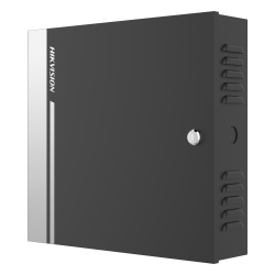 HIKVISION DS-K2812 Controlador de Acceso / 2 Puertas / 4 Lectores Wiegand / 10,000 Tarjetas / 50,000 Eventos / TCP/IP / Gabinete Metálico / Fuente 12VCC 8A