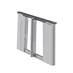 HIKVISION DS-K3B961TX-R/DPIQL-DP90 Torniquete con Reconocimiento Facial y Lector QR Embebidos / DERECHO/ 100 mil usuarios / Carril de 90 Cms / Requiere Torniquete Izquierdo