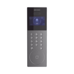 HIKVISION DS-KD9203-E6 Videoportero IP Multiapartamento con Reconocimiento Facial / Llamada a App HikConnect (requiere monitor) / Proteccion IP65 / Apertura por Rostro Tarjeta o App