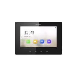HIKVISION DS-KH6220-LE1 Monitor IP Lite (No touch) para Videoportero IP / Apertura Remota y Video en Vivo / PoE Estandar / Principal o Esclavo
