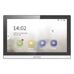 HIKVISION DS-KH6352-WTDE6 Monitor Touch para Videoportero / Pantalla 7" / Resolución 1024x600 / Wi-Fi 2.4 GHz / Audio Bidireccional / Almacenamiento MicroSD 128 GB