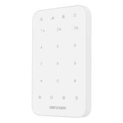 HIKVISION DS-PK1-E-WB Teclado Inalámbrico para Alarma / Pantalla Táctil / Cifrado AES-128 / 433 MHz Bidireccional / Batería 2 Años