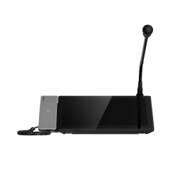 HIKVISION DS-QAZ1MP10G1 Estación de Micrófono IP / Pantalla Touch IPS / PoE / Memoria 32 GB / Audio Bidireccional / Gestión de 50 Terminales