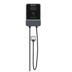 HIKVISION DS-TMP102-A1(H1)(7KW)(5M)(EU) Estación de Carga para Vehículos Eléctricos / 7 kW / 32 A / Conector Tipo 2 (IEC 62196) / Pantalla LCD 4.3 in / Cable 5 m (16.4 ft) / IP55 e IK10
