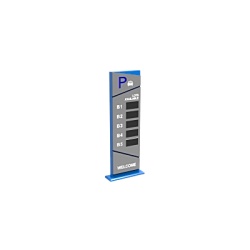 HIKVISION DS-TVB200(5MODULES) Pantalla Principal de Guia de Estacionamiento / 5 Modulos / Mensaje de Bienvenida / Uso con Aplicacion de Guia de Estacionamiento