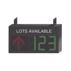 HIKVISION DS-TVL121-3-5/H Guia de Estacionamiento Interior / Ideal para Pasillos y Areas de Control de Estacionamientos / RS485- RJ45 / Indicador Numerico / Flecha Dinamica