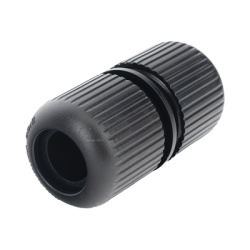 HIKVISION DSPLUGEXT Protector para Exterior IP68 / Adaptador para el Conector Tipo Plug (12 Vcc) en Camaras Epcom / Color Negro / Hikvision / Hilook