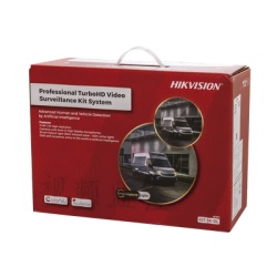 HIKVISION KIT-3K-DL Kit TurboHD / 3K 5 Megapixel / DVR 4 Canales / 4 Cámaras Bala / Dual Light 30 m (98.4 ft) / IP67 / Micrófono Integrado / Cables 18.3 m (60 ft)
