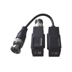 HiLook by HIKVISION BL-1H18 Kit de Transceptor (Balluns) TURBOHD con Boton Push / Hasta 8 MP (4K) / 100% Cobre / Soporta HD-TVI / AHD / CVI / CVBS / Audio por Coaxitron / Datos para Menu de Configurar
