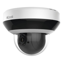 HiLook by HIKVISION PTZ-N2204I-DE3(G) Mini PTZ IP 2 Megapixel / 4X Zoom / Audio Bidireccional / H.265+ / 20 mts IR EXIR / WDR 120 dB / PoE / IK10 / IP66 / Ultra Baja Iluminacion / Microfono Integrado