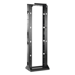 HOFFMAN ESDR19FM45U Rack Abierto Sismico de 2 Postes Estandar de 19 in / 45U / 2.19 m (7.2 ft) de Altura / Capacidad 2 500 lb (1 134 kg) / Acero Calibre 10 (3.4 mm) / Certificacion NEBS Zona 4 y OSHPD