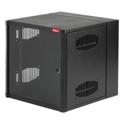 HOFFMAN EWMW482430 Gabinete AccessPlus de 26 UR Montaje en Pared de 19in Rieles Numerados y Roscados #10-32 Puerta con Ventana de Seguridad 600 mm de Ancho 762 mm de Profundidad Color Negro
