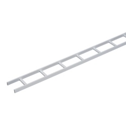 HOFFMAN LSS12W Charola Tipo Escalerilla de Secciones Rectas 12 in (305 mm) de Ancho Travesanos a Intervalos de 9 in (229 mm) Tramo de 10 ft (3.05 m) de Acero Color Blanco
