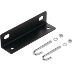 HOFFMAN LWASK18BLK Soporte de Pared para Escalerilla de Cableado / Acero Galvanizado Calibre 10 / Acabado en Polvo Negro RAL 9005 / 18 in de Ancho / Incluye Pernos en J, Tuercas y Tornillos