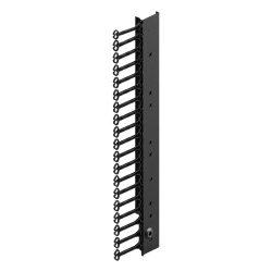 HOFFMAN PS1CM218 Organizador Vertical de Cables para Rack 45 UR (79 in) / Acero Negro RAL 9005 / Seccion 95x208 mm (3.7x8.2 in) / Capacidad 726 Cables / Dedos cada 1.75 pulg / ProLine S1 HOFFMAN
