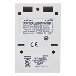 HONEYWELL HOME RESIDEO 4101SN Módulo de Relevador Direccionable V-Plex / Contactos Forma C 2A 28 VCA-VCC / 1 Zona Auxiliar Clase B con EOLR / UL985/UL1023/UL609/UL864 - Img 5