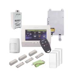 HONEYWELL HOME RESIDEO L7000LAS3GL Panel de alarma inalámbrico / Pantalla táctil de 7 pulgadas en español / 80 zonas inalámbricas + 1 cableada / GSM, WiFi y Ethernet / 48 usuarios