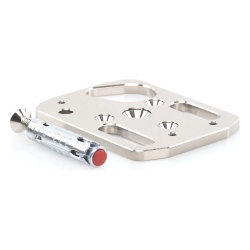 HONEYWELL HOME RESIDEO SC-110 Accesorio de montaje / Placa metálica con taquete de expansión / Fijación en concreto o soldadura en acero / Para sensores sísmicos serie SC100 - Img 3