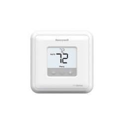 HONEYWELL HOME RESIDEO TH1110D2009/U Termostato no programable / Serie Pro 1 (T1 Pro) / 1H-1C convencional o bomba de calor / 20-30 Vac o 750 mV / Pantalla 2.37 in² / Montaje UWP