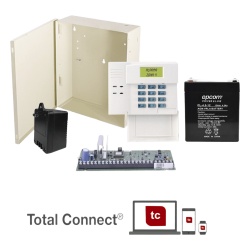 HONEYWELL HOME RESIDEO VISTA-48LA-TBS Panel de control de intrusión / Serie VISTA / Hasta 64 zonas / 3 particiones / Gabinete pequeño con batería y transformador incluidos