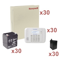 HONEYWELL HOME RESIDEO VISTA48-KIT30 Kit de paneles de alarma / 30 unidades VISTA-48LA / Batería y transformador incluidos / Hasta 48 zonas / 3 particiones