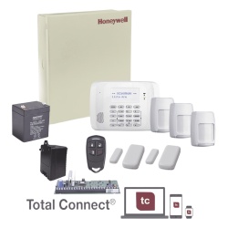 HONEYWELL HOME RESIDEO VISTA48-PLUS-MINI Kit VISTA-48 / teclado+receptor 6162RF / 2 contactos 5800MINI / 3 PIR 5800PIR / control remoto / hasta 48 zonas / 3 particiones