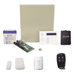 HONEYWELL HOME RESIDEO VISTA48RFMINI/6160RF Kit de alarma / Panel VISTA-48 con receptor / Teclado 6160RF / 2 Contactos 5800MINI / 1 PIR 5800PIR / Control remoto 5834-4 / Batería y transformador
