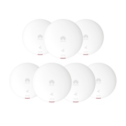 HUAWEI AP361-KIT7 Kit de 7 - Punto de Acceso Wi-Fi 6 / 1.775 Gbps / MU-MIMO 2x2:2 (2.4GHz y 5GHz) / Smart Antenna 20% mas cobertura / Instalacion en techo y pared / Seguridad WP3 / Con Administracion