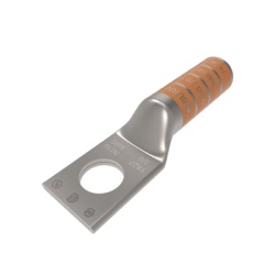 HUBBELL BURNDY HUB-YA27 Zapata Terminal de Compresion de Barril Largo para Tornillo de 1/2" y Calibre 3/0 AWG.