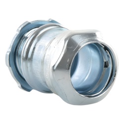 HUBBELL HUB-2903 Conector Recto Compresion de Acero Galvanizado para Pared Delgada de 3/4" . - Img 4