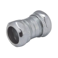 HUBBELL HUB-2925 Cople Compresion de Acero Galvanizado para Pared Delgada de 1 1/4" .