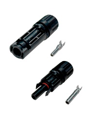 HYXIPOWER HYX2050001 HYXIPOWER EPL01 - Par de Conectores MC4 para Modulos Fotovoltaicos / Proteccion contra Agua / Resistencia contra la tension / Conector Hembra - Macho