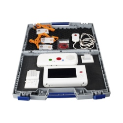 IBERNEX NX0654 Maletin Funcional Demo de Hospital / Sistema de Llamada Paciente Enfermera IP con Terminales IP y Perifericos