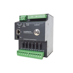 ICT ICTDINPDU6 Fuente de distribucion de 6 salidas control y monitoreo Ethernet Vo: 10-60V Dc para montaje en riel din