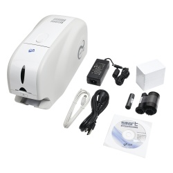 IDP SMART30-SK kit impresora de tarjetas PVC/ Una Cara / Incluye Cinta Full Color Software 100 tarjetas PVC Kit limpieza